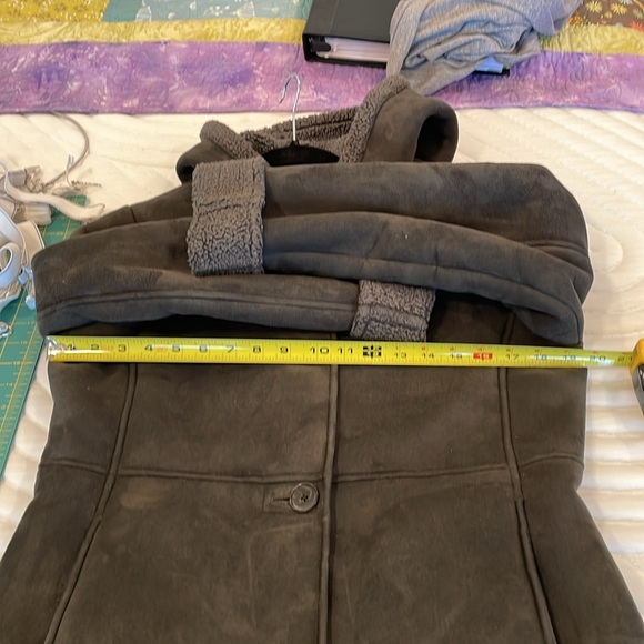 Lands’ End Faux Suede Coat - Picture 7 of 8